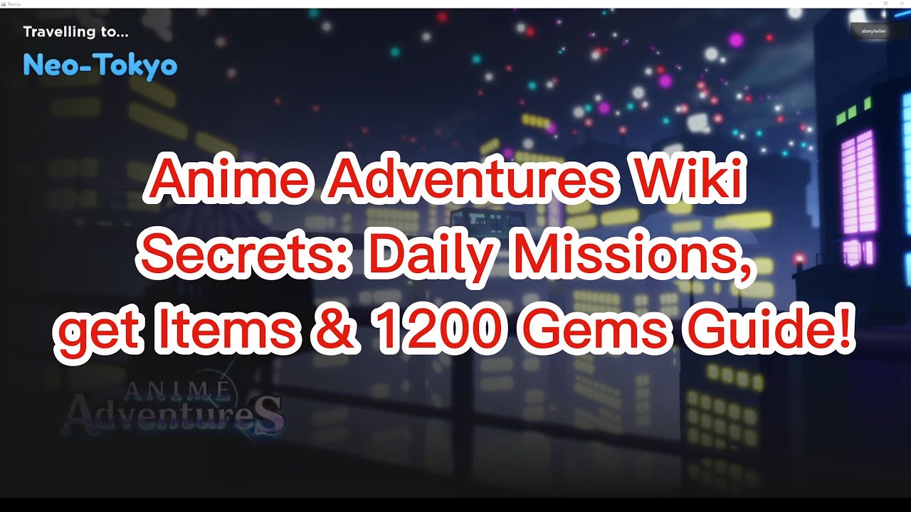 Items, Anime Adventures Wiki