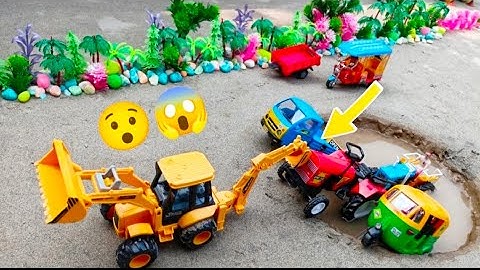 Diy tractor stuck in mud mini science project || Mini tractor || JCB || @KeepVilla  @sunfarming7533