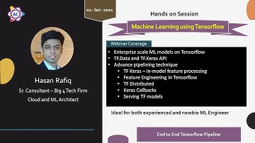 End to End Machine Learning Pipeline using Tensorflow