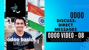 odoo discuss: Direct messages || odoo video -08 || odoo practice