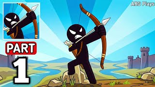Stickman Archer - Bowmaster War Gameplay Walkthrough Part 1 - Archers Game  screenshot 1