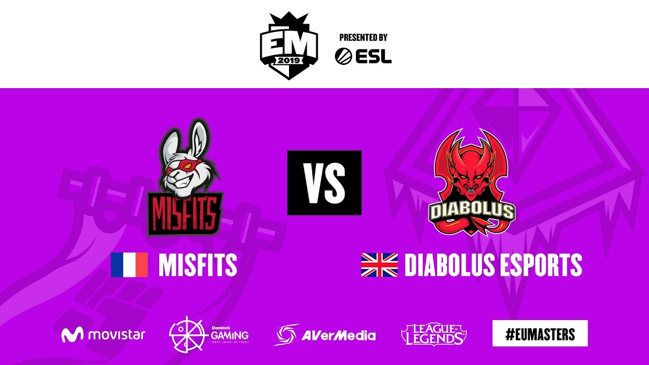 LOL - MISFITS PREMIER vs DIABOLUS ESPORTS - European Masters S3 Dia 3 juegos panamericanos 2019 en vivo