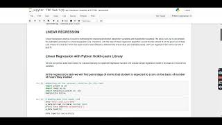 Prediction Using Supervised ML | THE SPARK FPOUNDATION | Task 1
