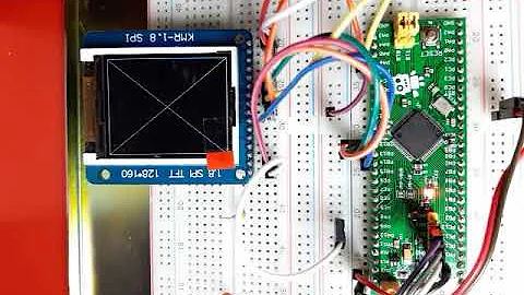 STM32F1 ST7735 SPI DMA