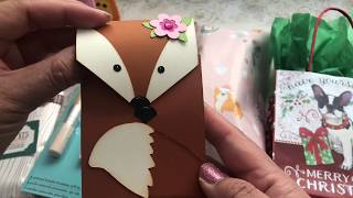 Foxy themed projects lovingly created by my sweet friend The ScrappinRabbit