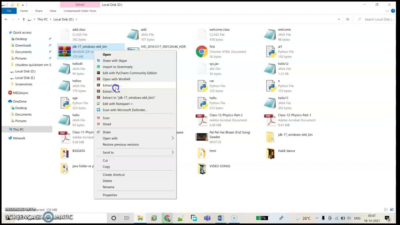 install java kit (jdk latest version) and set the path and environment
