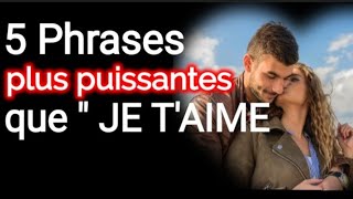 5 Phrases d'amour❤️ plus puissantes que "JE T'AIME" qui font tomber amoureux💯 screenshot 3