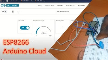 How to Send DHT Data from NodeMCU/ESP8266 to Arduino IoT Cloud