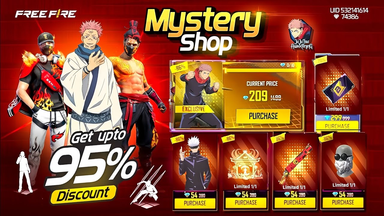 😍Mystery Shop Event Free fire ✅ In telugu | Next Evo Bundle 🤯 | Free Rewards🤫 | Next Discount Event