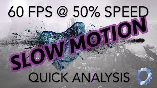 60 FPS Gameplay @ 50% Slow Motion | Frame Blending | Quick Analysis / Comparison screenshot 4