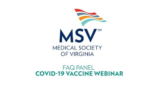 FAQ Panel - COVID-19 Vaccine Webinar