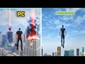 Undefeated game pc vs android mobile comparison  superman  flash game