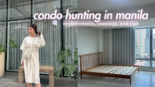 condo/apartment hunting in manila -୨୧˚✧ living alone, tips, prices, & viewings
