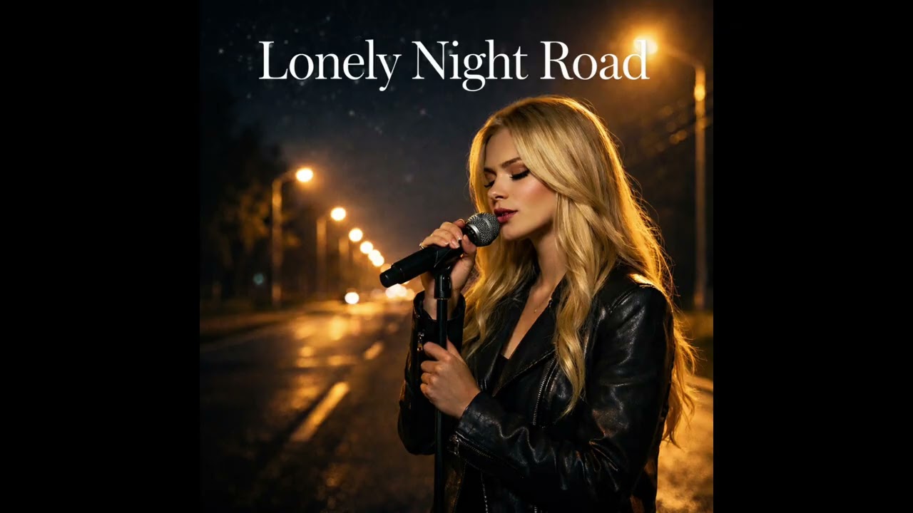 🎤Lonely Night Road 🌙 Emotional Night Song | Beautiful Female Vocal