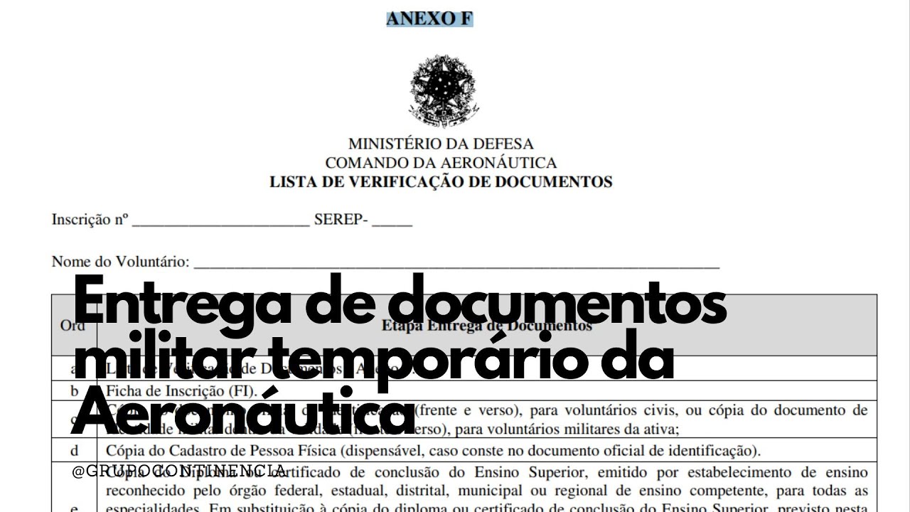 Entrega De Documentos Para Tempor rio Da Aeron utica Aprenda Como entrega-de-documentos-para-tempor-rio-da-aeron-utica-aprenda-como