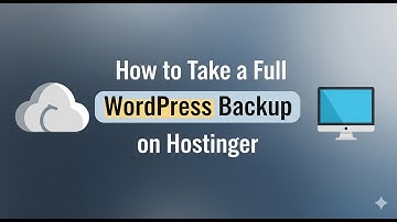 How to Take Backup of WordPress website on Hostinger #WordPress #Hostinger #WebsiteBackup
