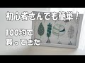 【刺繍動画】簡単！セリアの手ぬぐい風タオルに刺繍糸で塗り絵しちゃう