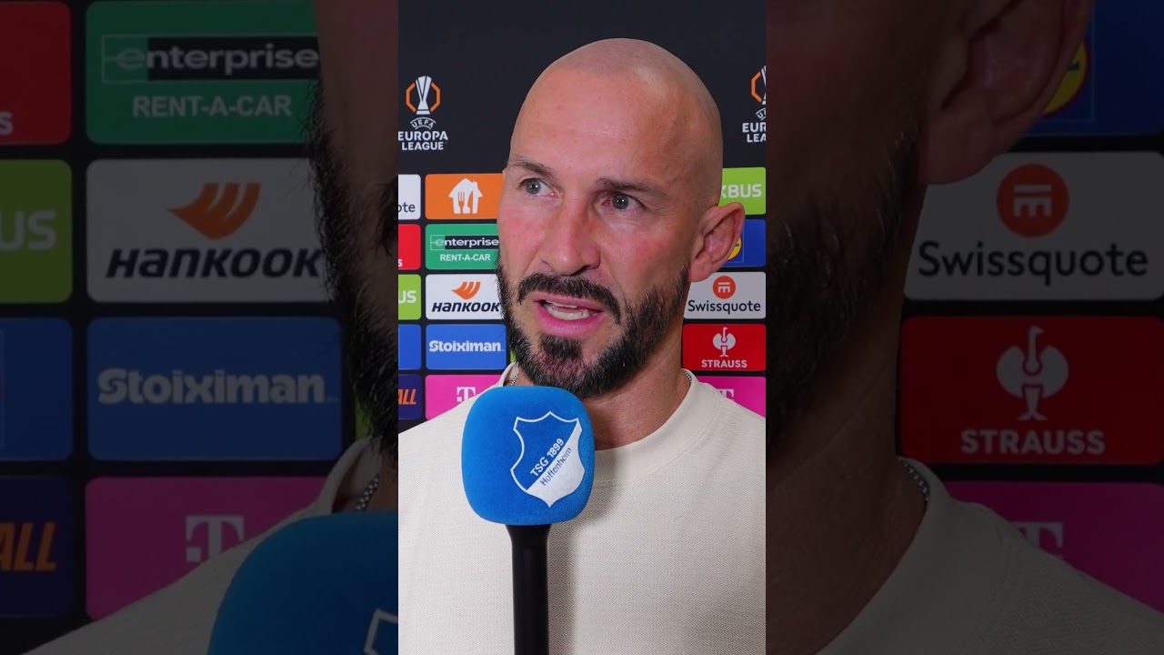 Cheftrainer hat gesprochen 🫡 #tsg #hoffenheim #europaleague