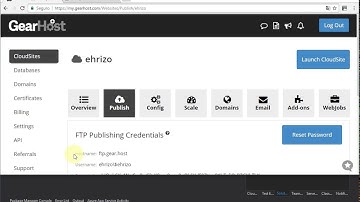 Publicando um site ASP.NET no serviço de hospedagem gratuito do GearHost