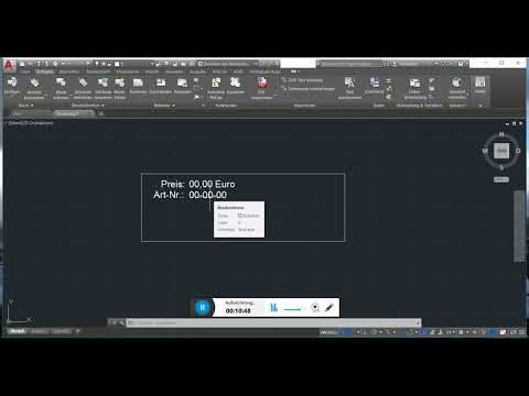 Video: Wie erstellen Sie ein Blockattribut in AutoCAD?