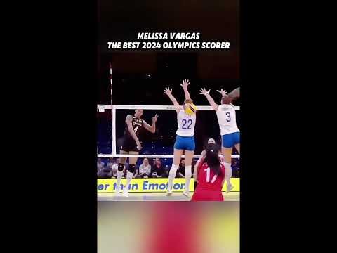 💥 Melissa Vargas - the best scorer of the 2024 Olympic #volleyball #vargas #spike #ace #vnl