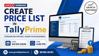 Create Price List in TallyPrime (Step-by-Step Guide 2026)