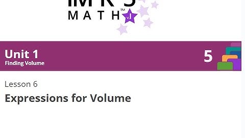 IM Grade 5 Unit 1 Lesson 6