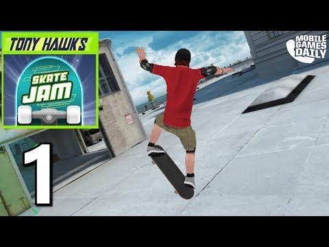 Tony Hawk's Skate Jam - Gameplay Walkthrough - Tutorial/Stage 1 (iOS Android)