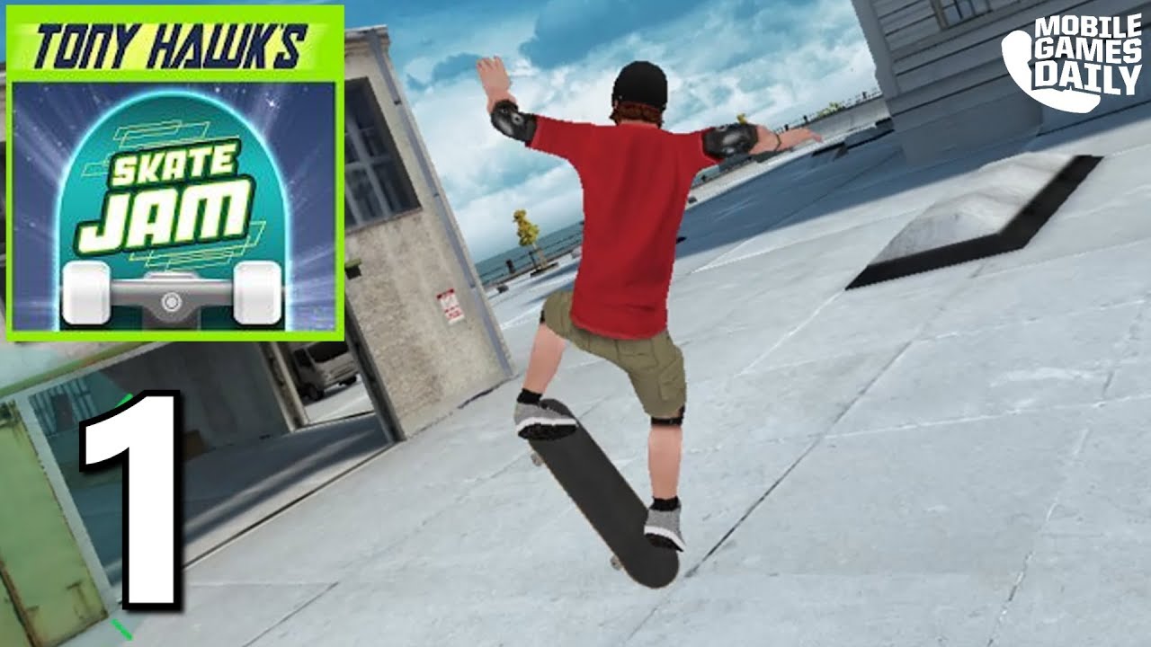 Tony Hawk's Skate Jam - Gameplay Walkthrough - Tutorial/Stage 1 (iOS  Android) 