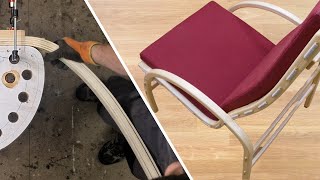 Making a handmade armchair from bent wood