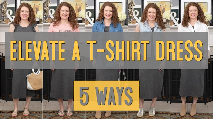 5 Ways To Style A T-Shirt Dress / How To Elevate A "Boring" T-Shirt Dress For Hot Or Cool Weather - DayDayNews