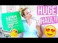 HUGE LUSH HAUL + GET READY WITH ME!!!