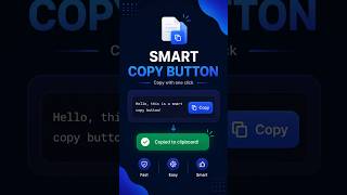Smart Copy Button in jQuery | Real Website Feature #coding #shorts
