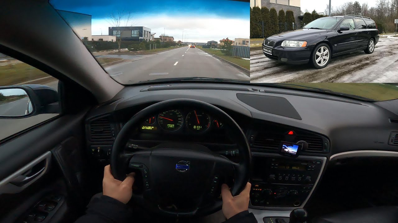 2007 Volvo V70 II (facelift 2004) 2.4D (163 Hp) POV TEST DRIVE