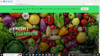 Online Vegetable Store Project using ReactJS, NodeJS and MongoDB | Mern Stack E-commerce Project