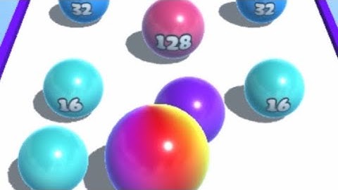 BALL MERGE 2048 - All Levels Gameplay IOS (Levels 13 - 15).