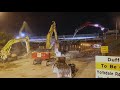 Over Night Demolition of the 401hwy & Dufferin Bridge. Must See!!