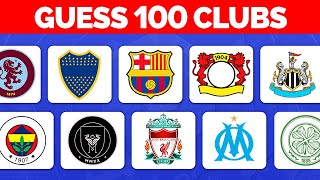 Football Club Logo Quiz ⚽️ 100 Football Club Logos