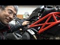 DUCATI M696 タイベル交換をしようとカバーを開けましたが・・・