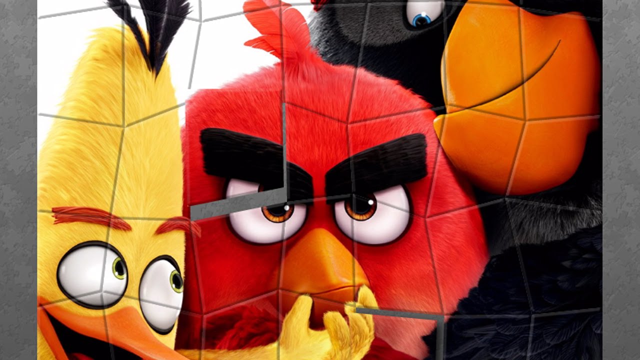 THE ANGRY BIRDS MOVIE PUZZLE GAME FOR KIDS ROMPECABEZAS DE ANGRY