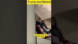 Trump and Melania dancing under new light#america #americe #trump #usa #uk #news