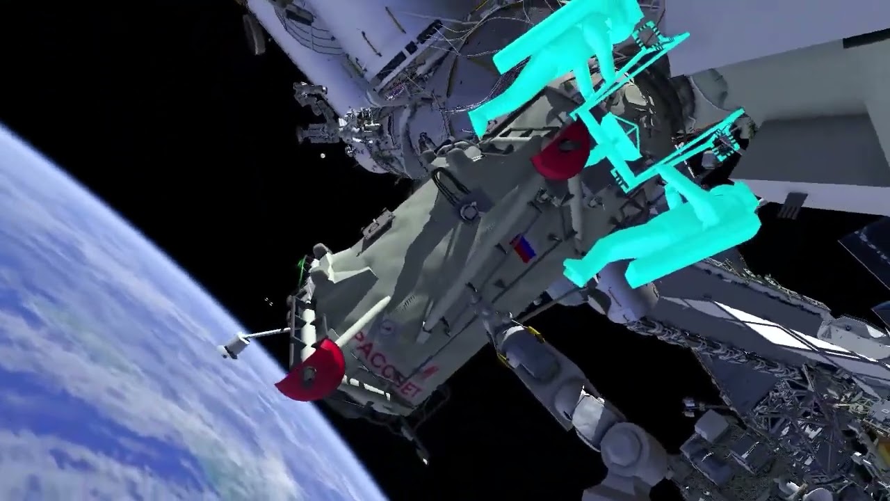 Russian spacewalk 60 animation 8 August 2023. 