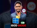Activate God Mode in your PC🔥💯 #godmode #a2dpcfactory #a2d