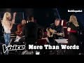 The VOICE coaches sing &quot;More Than Words&quot; with the help of Carson Daly!