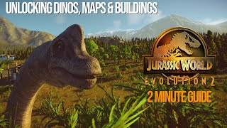 How to unlock Dinosaurs in Jurassic World Evolution 2