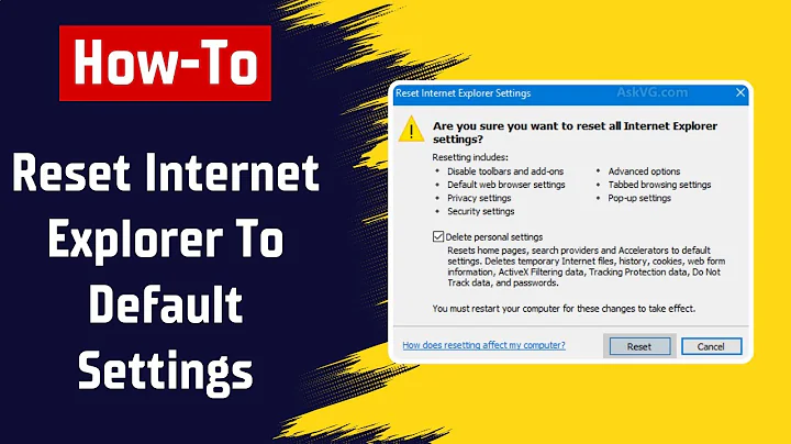 How To Reset Internet Explorer To Default Settings In Windows 11