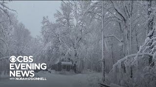 Winter storm leaves thousands without power in Northeast