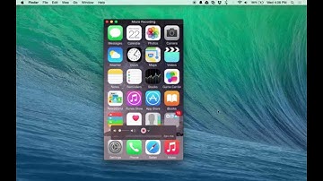 How to do screen recording iPhone using OS X Yosemite