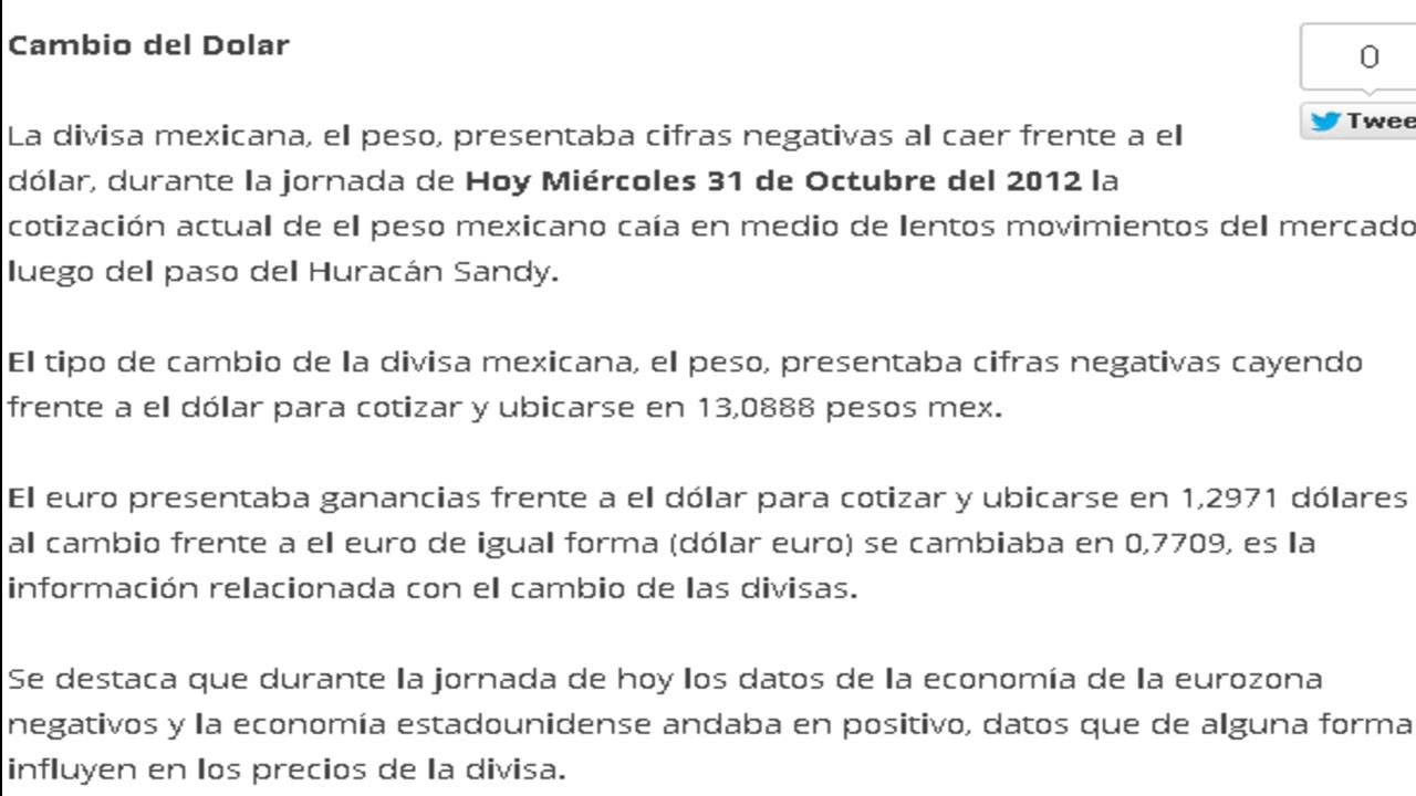 Tipo de cambio euro dolar forexpros