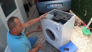 Çamaşır Makinesi Kömür Değişimi (washing machine motor failure)